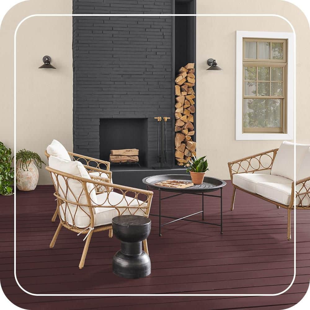 BEHR PREMIUM 1 gal. #MQ1-14 Twinberry Solid Color Waterproofing Exterior Wood Stain and Sealer (4)