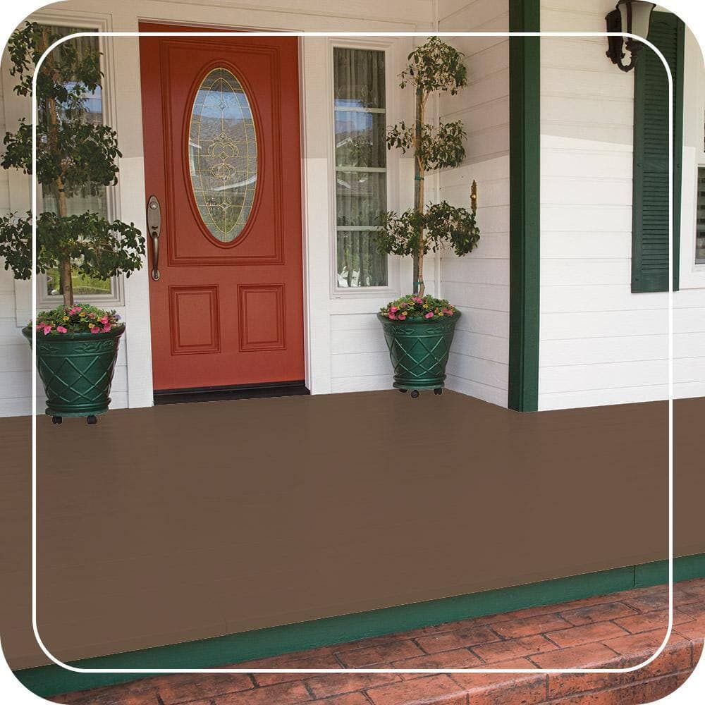 BEHR PREMIUM #N240-7 Low-Lustre Enamel Interior/Exterior Porch and Patio Floor Paint (2)