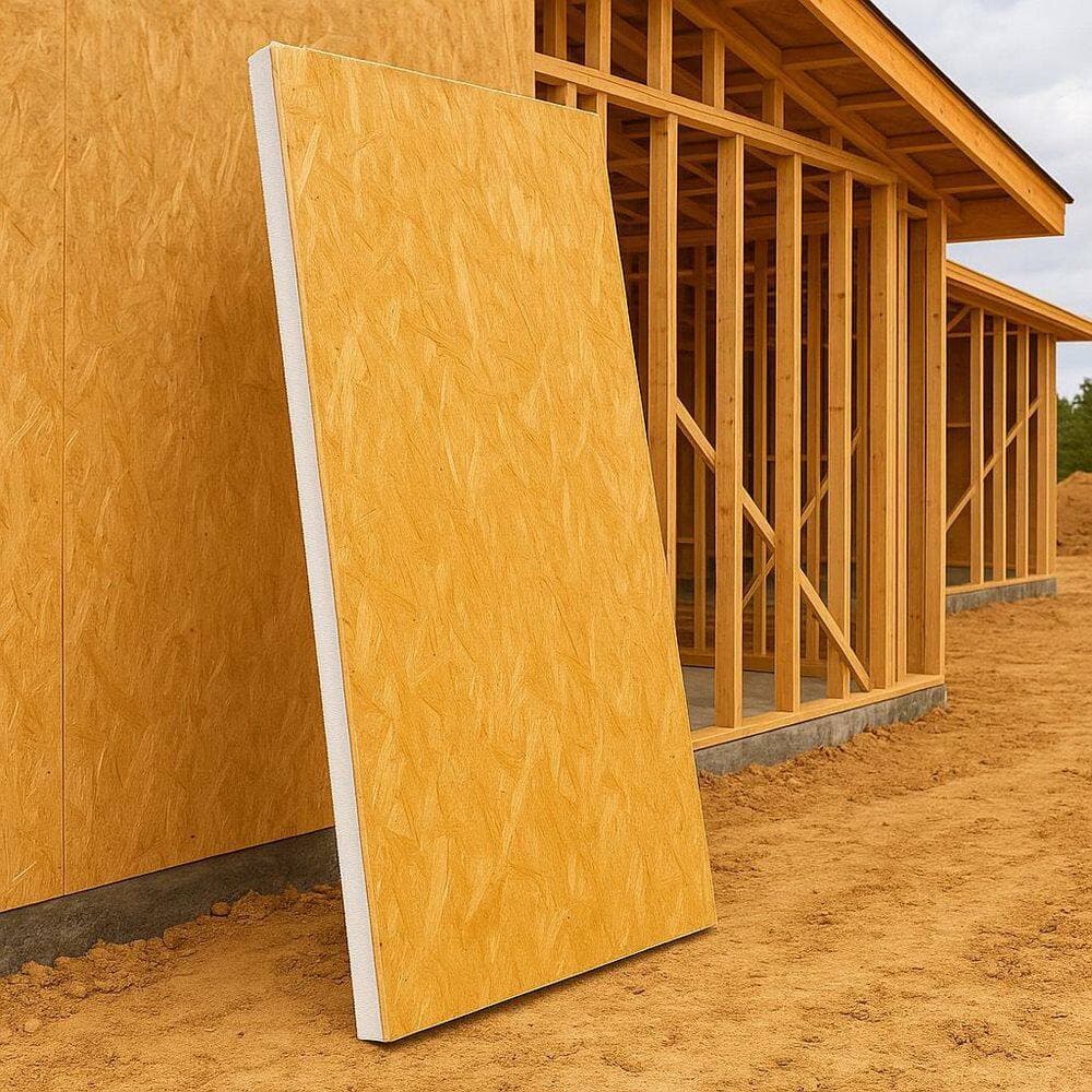 Unbranded R-2.75 Structural Insulated Sheathing Panel, 4 ft. x 8 ft. x 7/16 in. 0.5 in. EPS, Rigid Foam Board Insulation (10-Pack) (3)