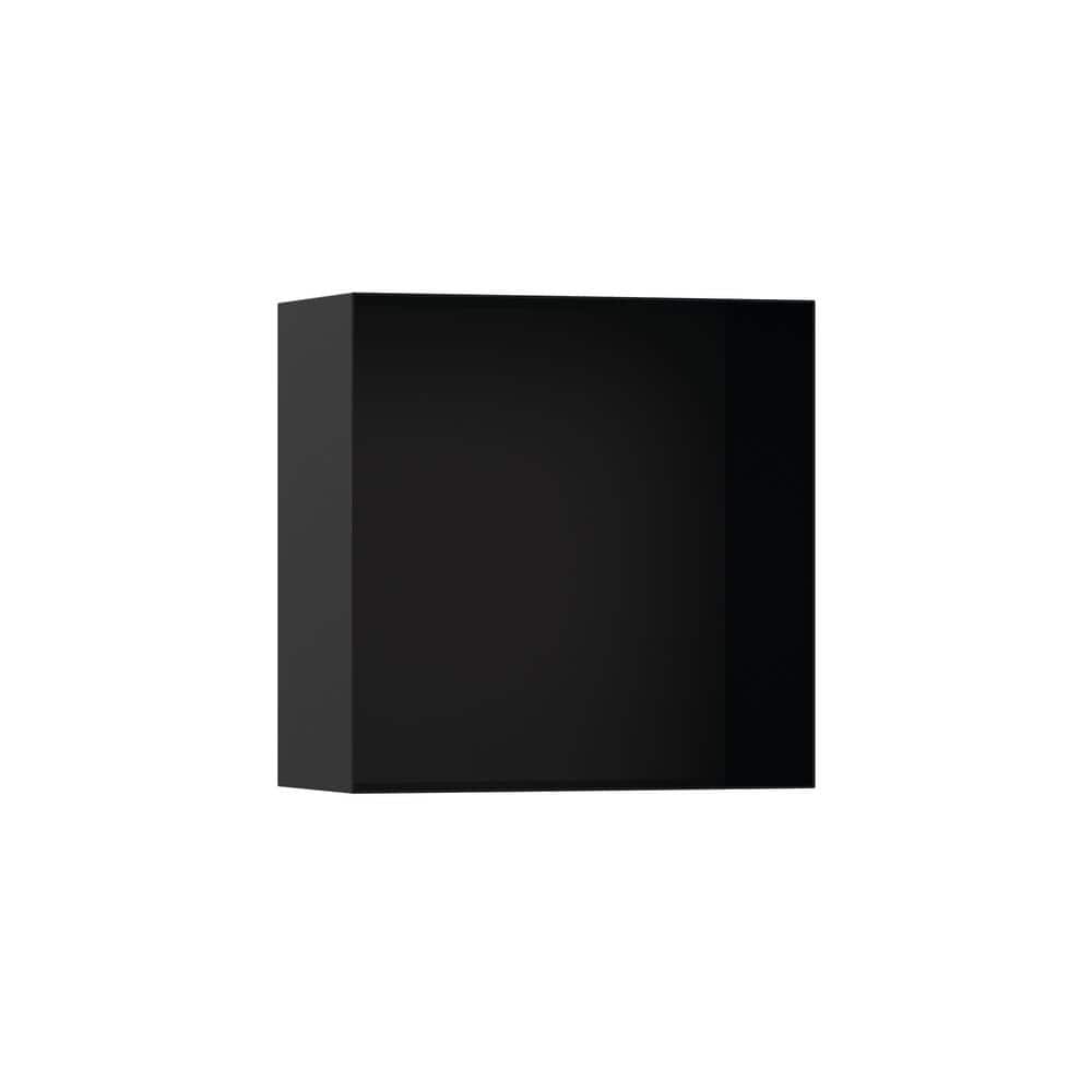 Hansgrohe XtraStoris Minimalistic 15 in. W x 15 in. H x 6 in. D Stainless Steel Shower Niche in Matte Black (1)