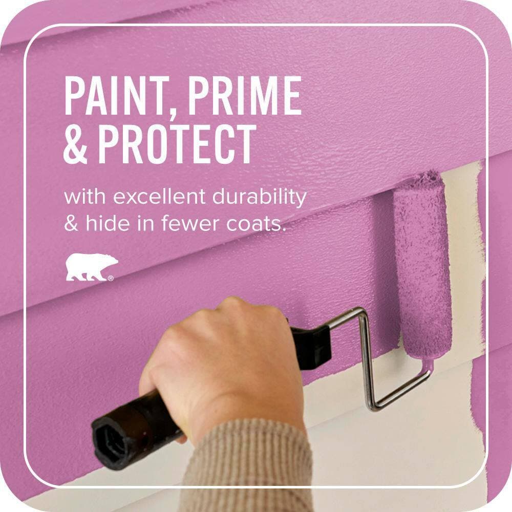 BEHR ULTRA 1 qt. #680B-5 Strawberry Freeze Satin Enamel Exterior Paint & Primer (3)