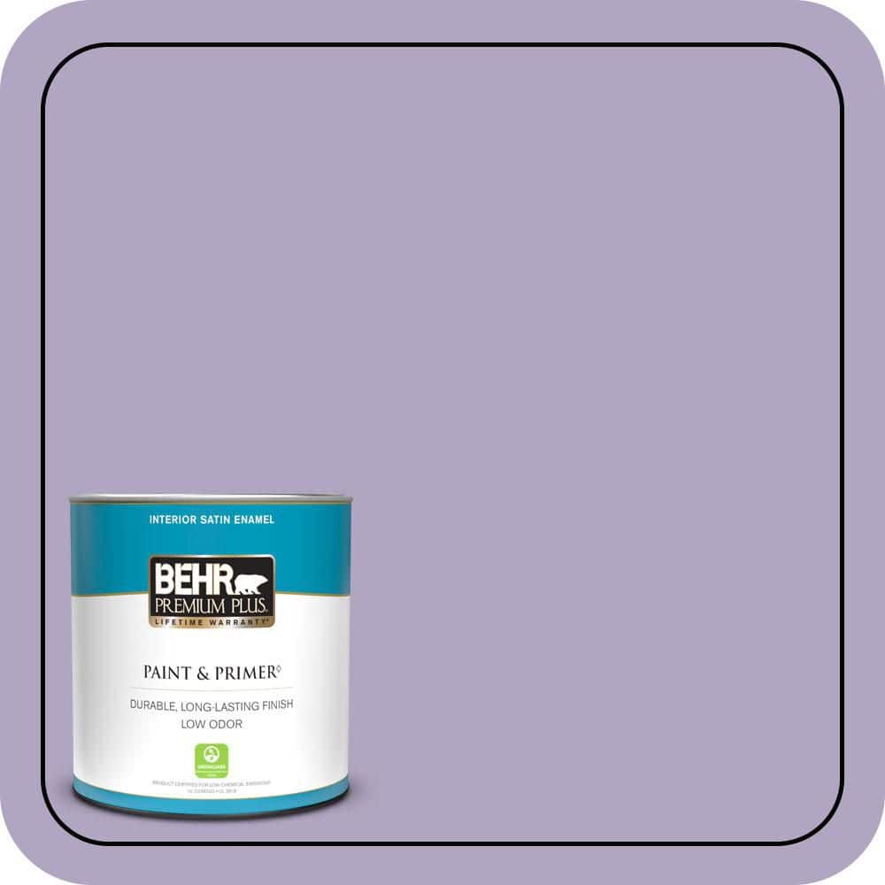 BEHR PREMIUM PLUS #650D-4 Winter Amethyst Enamel Low Odor & Primer (1)