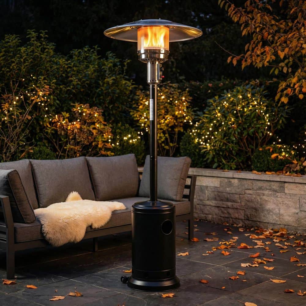 outermust 46,000 BTU Steel Propane Patio Heater (2)