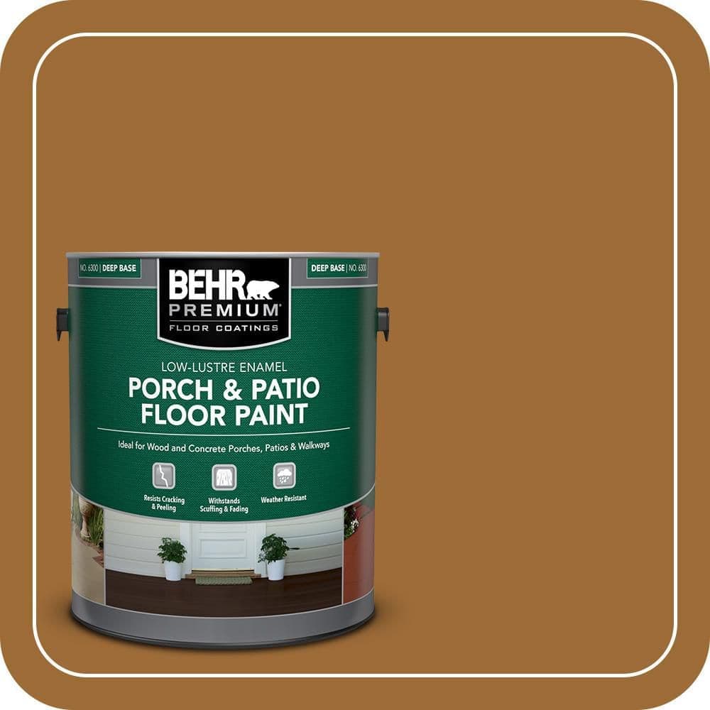 BEHR PREMIUM #PPU6-01 Textured Low-Lustre Enamel Interior/Exterior Porch and Patio Anti-Slip Floor Paint (1)