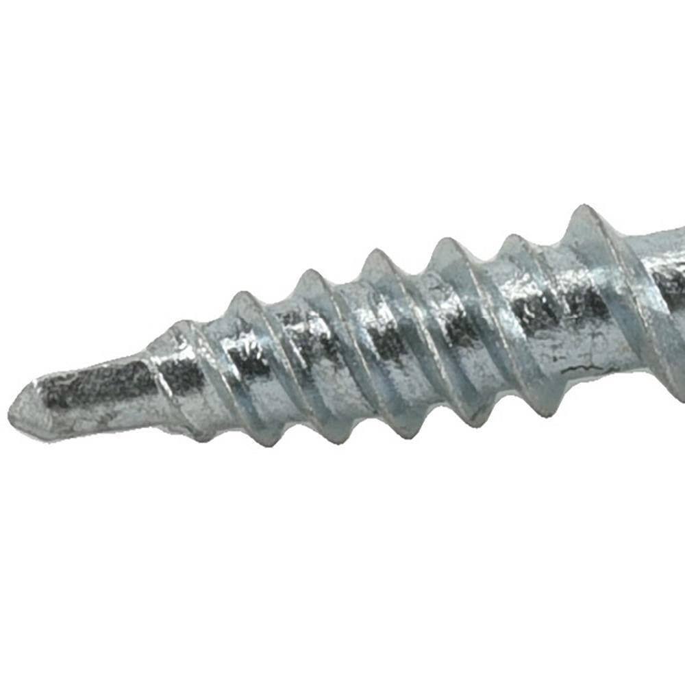 Everbilt #10 x 1-1/2 in. White Head Roofing Screw 1 lb.-Box (98-Piece) (4)