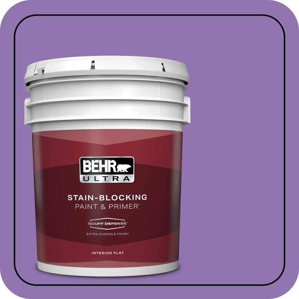 BEHR ULTRA 5 gal. #P570-5 Romantic Moment Extra Durable Flat Interior Paint & Primer