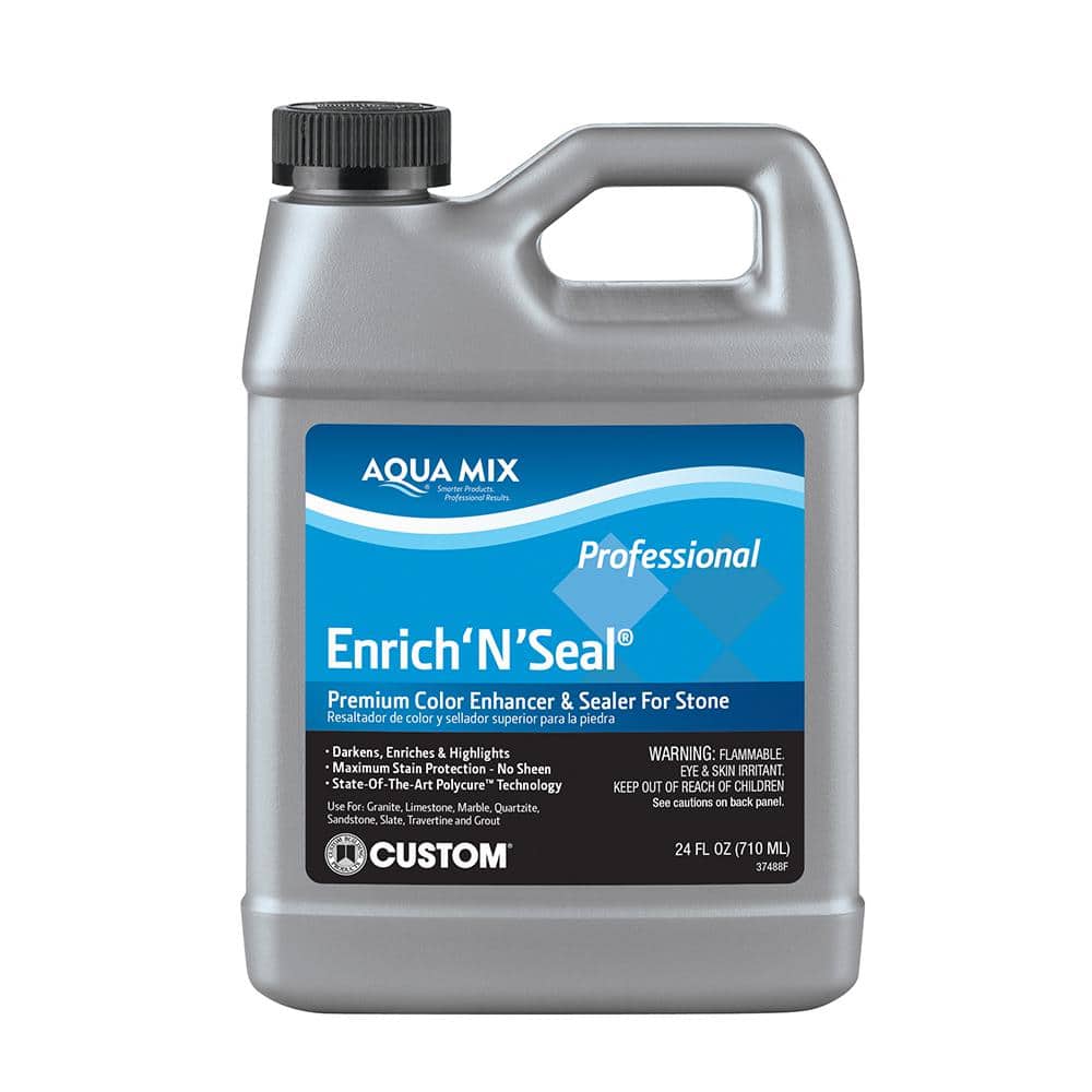 Custom Building Products Aqua Mix Enrich 'N' Seal 24 oz. Indoor/Outdoor Natural Stone Enhancer and Sealer (2)