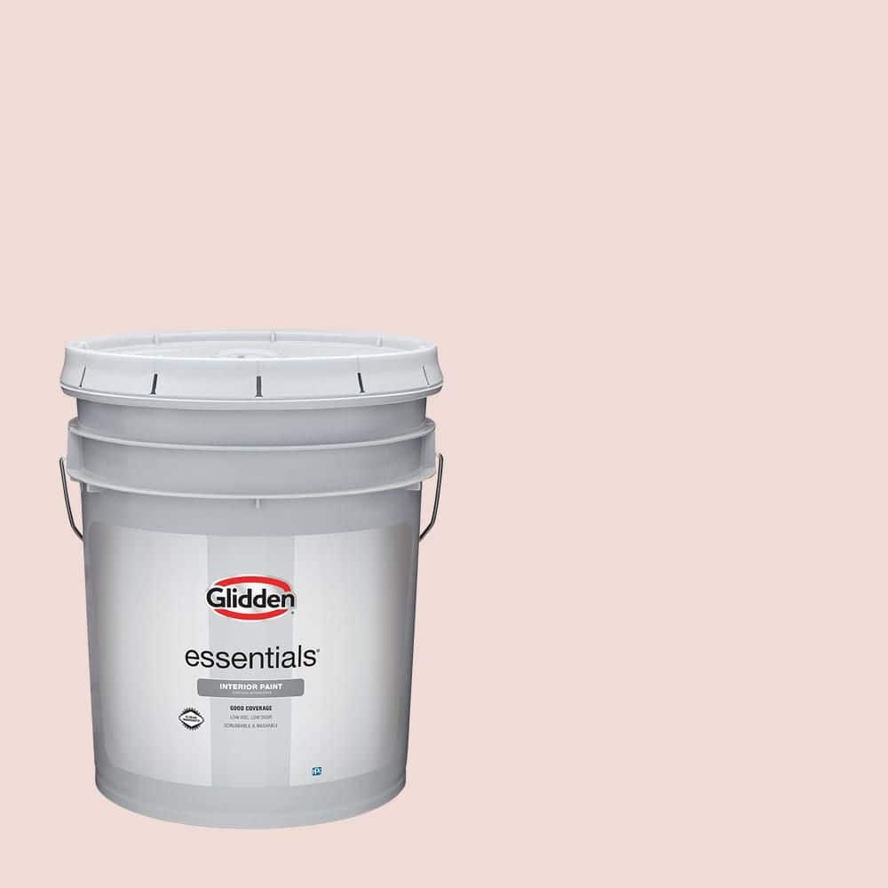 Glidden Essentials 5 gal. PPG1054-2 Sweet Truffle Flat Interior Paint
