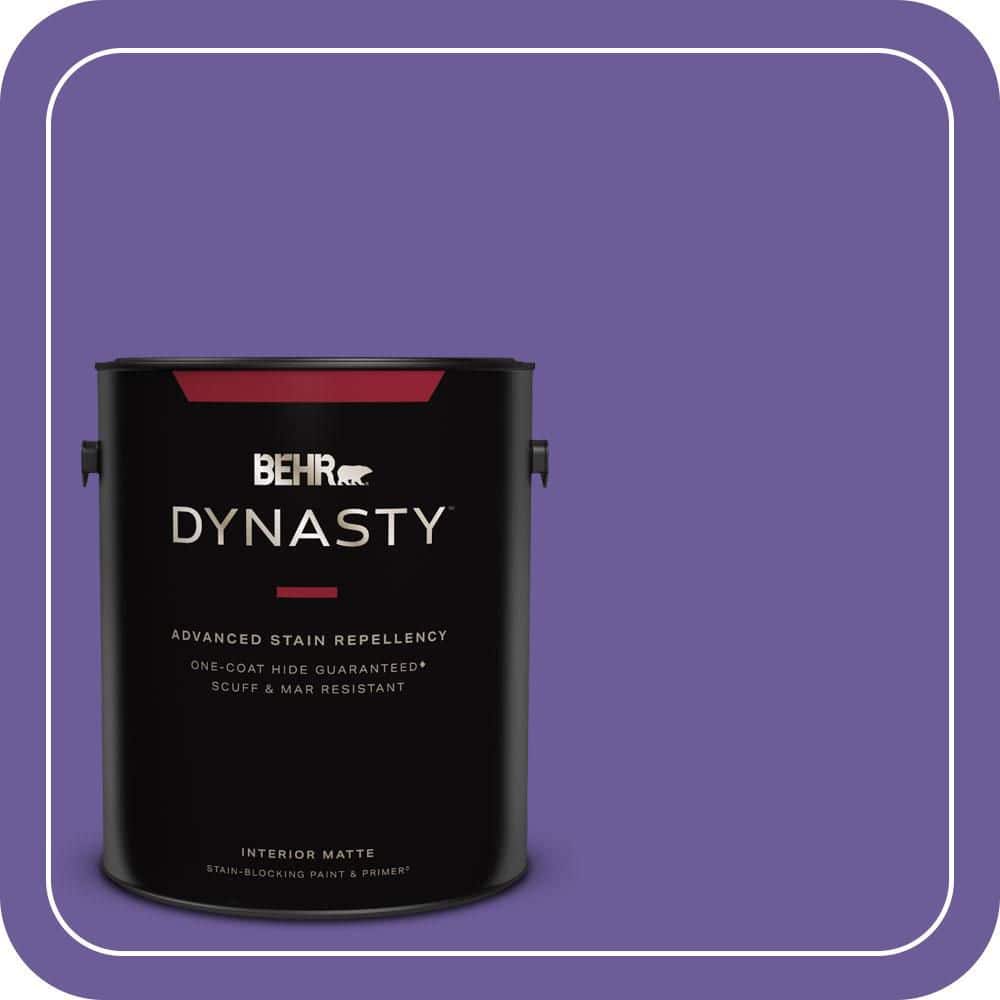 BEHR DYNASTY 1 gal. #P560-6 Just a Fairytale Matte Interior Stain-Blocking Paint & Primer