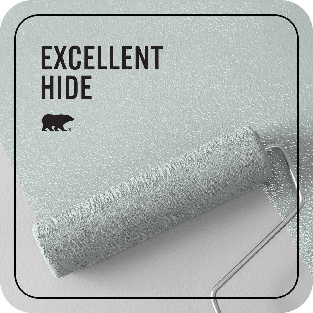 BEHR PREMIUM PLUS 1 gal. #M430-1 Snowbound Ceiling Flat Interior Paint & Primer (2)
