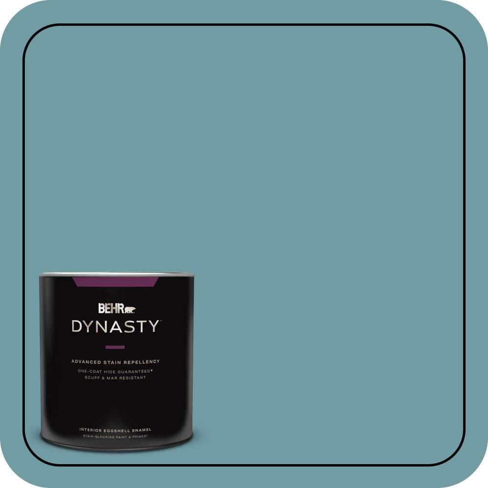 BEHR DYNASTY 1 qt. #PPU13-07 Voyage One-Coat Hide Eggshell Enamel Interior Stain-Blocking Paint and Primer