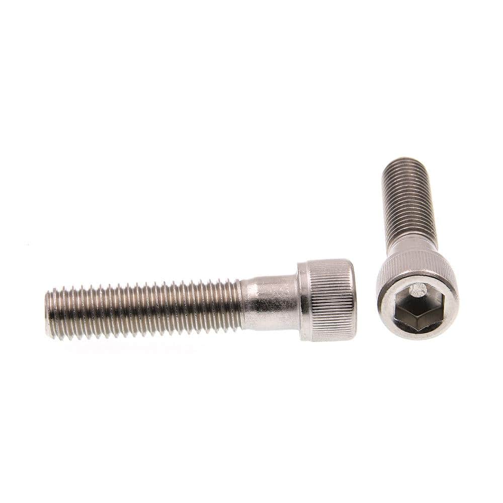 Prime-Line 7/16 in.-14 x 2 in. Grade 18-8 Stainless Steel Internal Hex Drive Socket Head Cap Screws (5-Pack) (2)