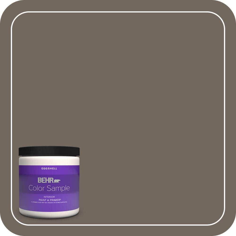 BEHR PREMIUM PLUS 8 oz. #T16-20 Opus Eggshell Enamel Interior Paint & Primer Color Sample