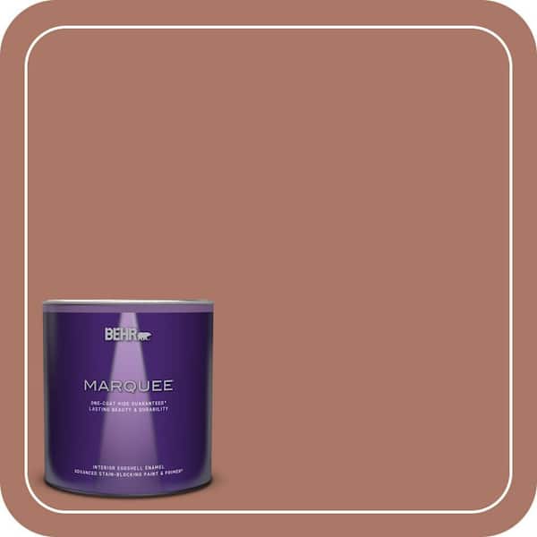 BEHR PREMIUM PLUS #210F-6 Chutney Brown Enamel Low Odor & Primer (3)