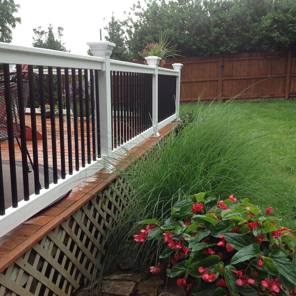 Weatherables Vilano 3 ft. H x 6 ft. W Vinyl White Railing Kit (2)