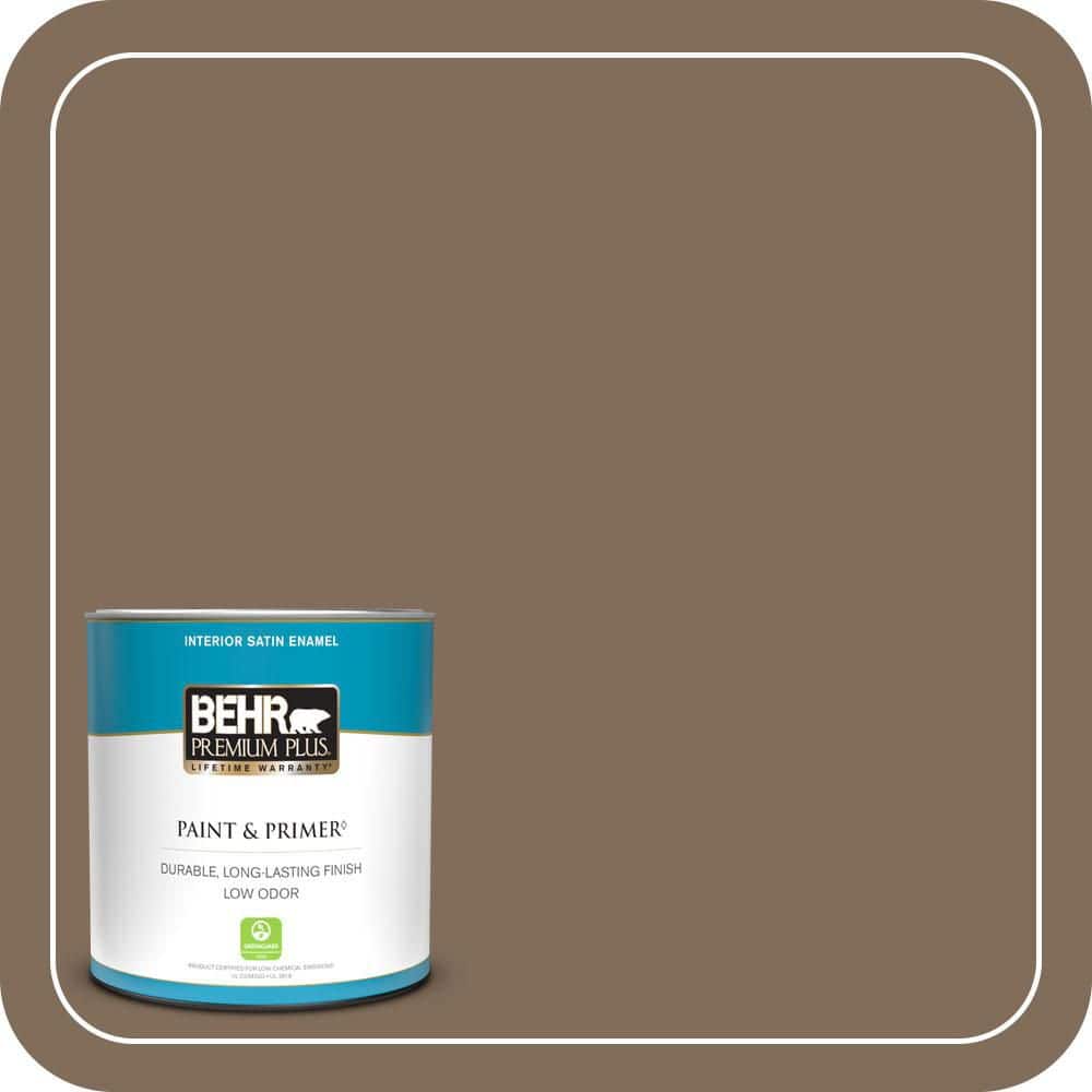 BEHR PREMIUM PLUS #MQ2-49 Kaffee Enamel Low Odor & Primer (1)