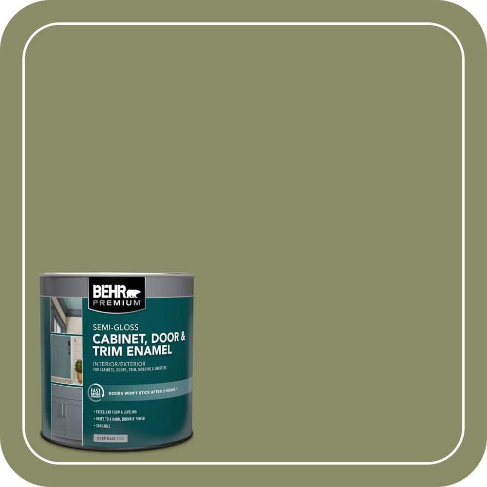 BEHR PREMIUM 1 qt. #S360-5 Yogi Semi-Gloss Enamel Interior/Exterior Cabinet, Door & Trim Paint