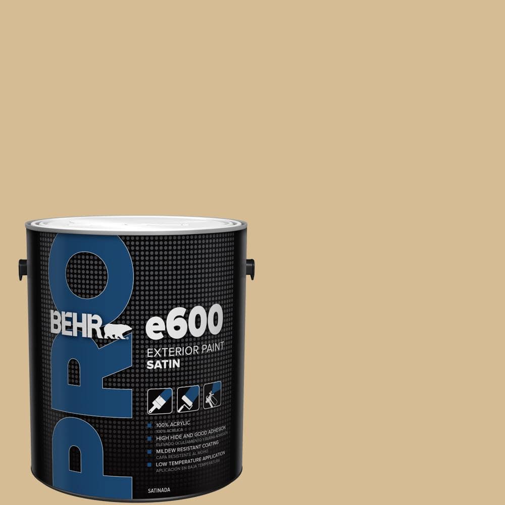 BEHR PRO 1 gal. #330F-4 Pebble Path Satin Exterior Paint (1)