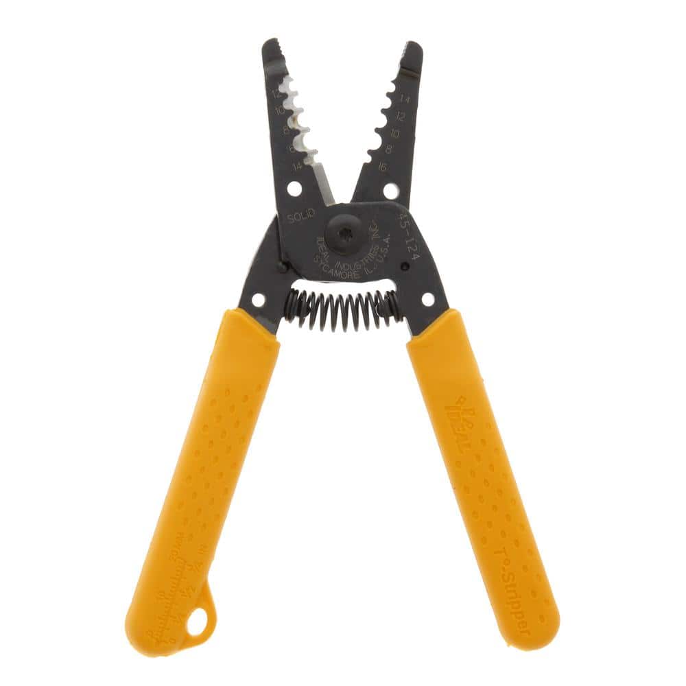 IDEAL T-8 Wire Stripper/Cutter 6-14 AWG Solid, 8-16 AWG Stranded (1)