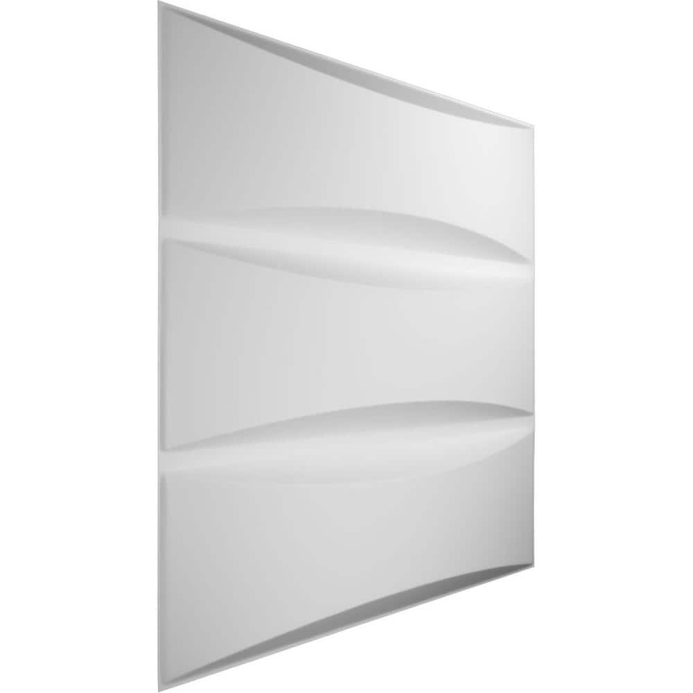Ekena Millwork 1-1/16 in. x 19-5/8 in. x 19-5/8 in. PVC White Traditional EnduraWall Decorative 3D Wall Panel (2.67 sq. ft.) (3)