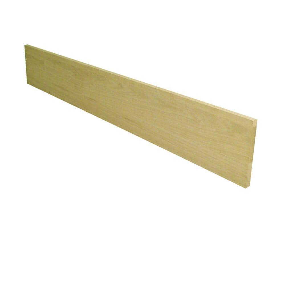 Stairtek .75 in. x 7-1/2 in. x 42 in. Unfinished White Oak Riser