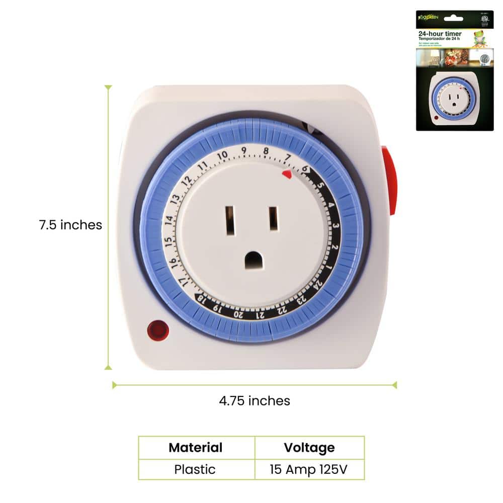 GoGreen Power 24 Hour Plug-In Timer (2)