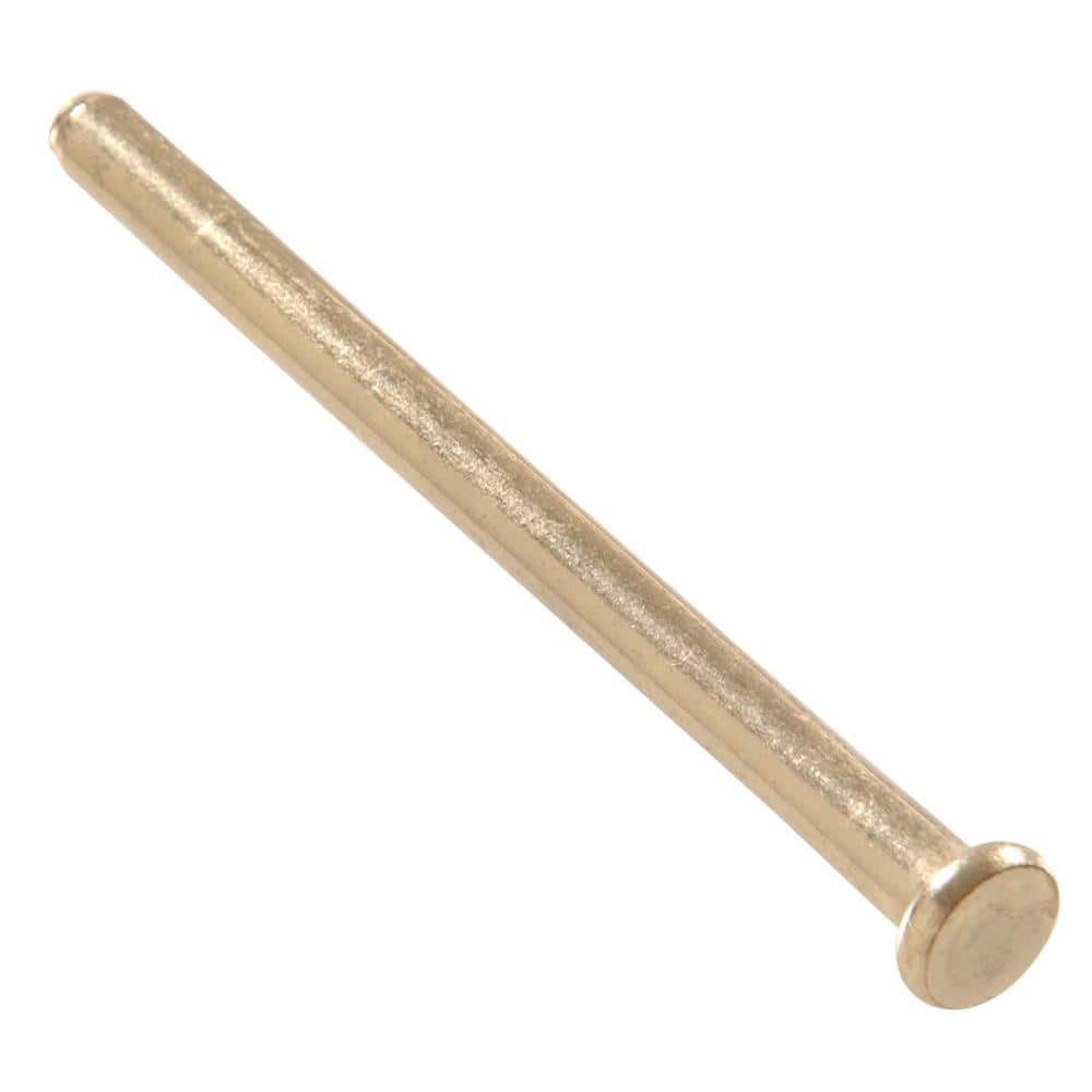 Hardware Essentials 4 in. Residential Door Hinge Pin Only in Satin Brass (10-Pack)