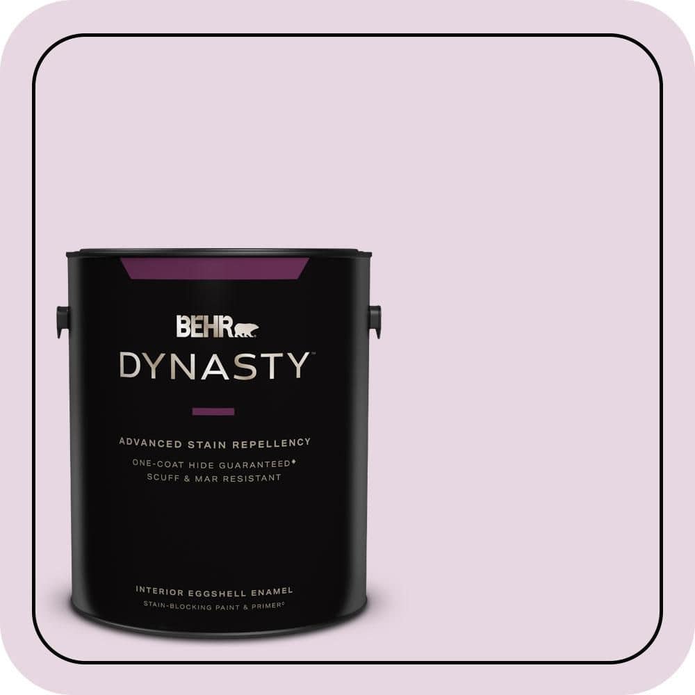 BEHR DYNASTY 1 gal. #CE-03 Unfading Dusk Eggshell Enamel Interior Stain-Blocking Paint & Primer