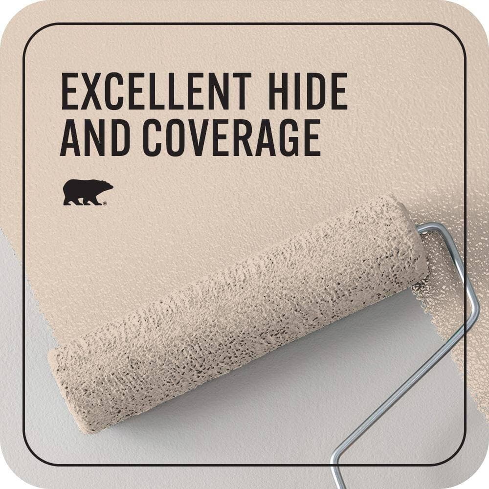 BEHR PREMIUM PLUS 1 qt. #S220-1 Autumn Blush Flat EcoMix Plant-Based Interior Paint & Primer (2)
