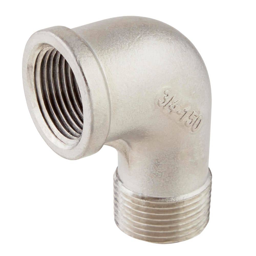 ProLine 3/4 in. MIP x 3/4 in. FIP Stainless Steel Street Elbow Fitting (1)