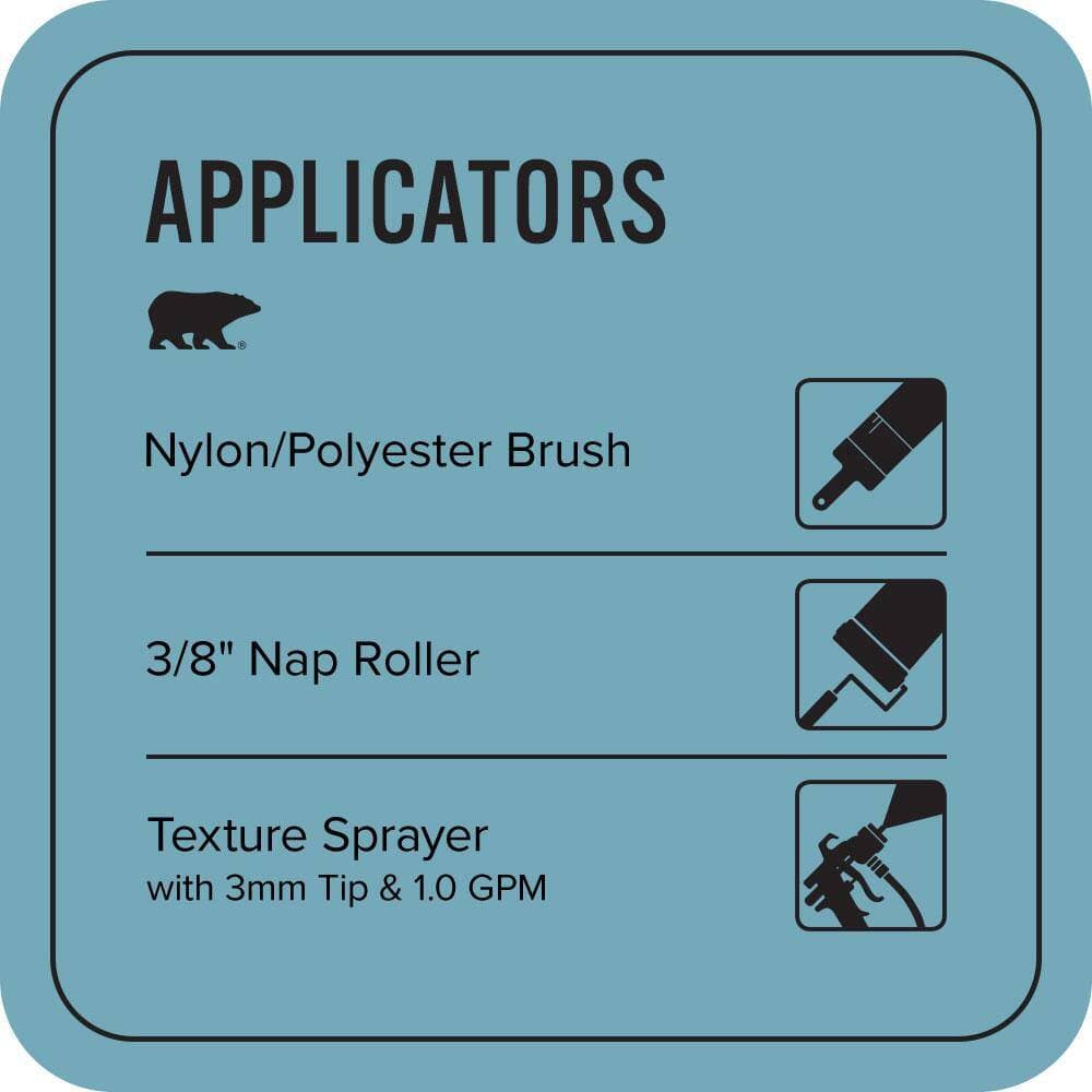 BEHR PREMIUM #S460-4 Textured Low-Lustre Enamel Interior/Exterior Porch and Patio Anti-Slip Floor Paint (4)