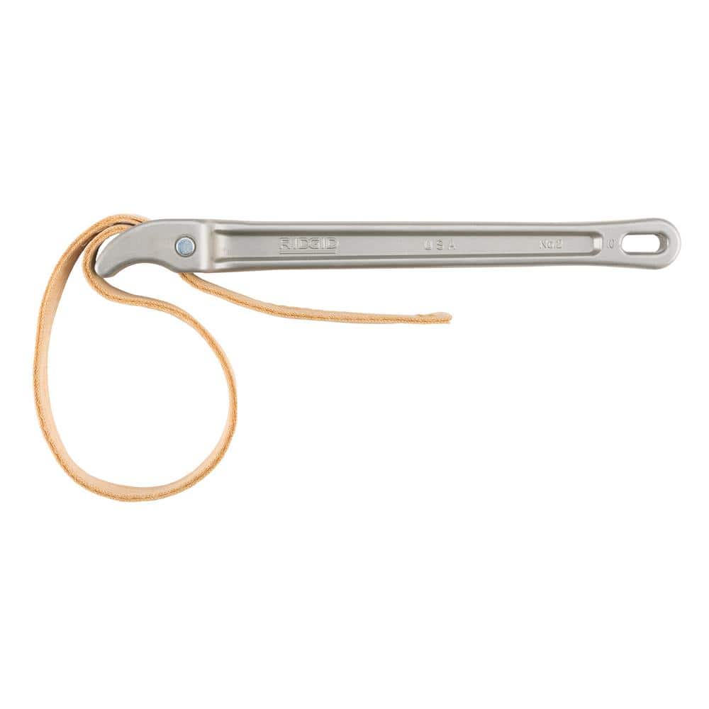 RIDGID 11 3/4 in. Aluminum Strap Wrench with 17 in. x 1-1/8 in. Strap (3)