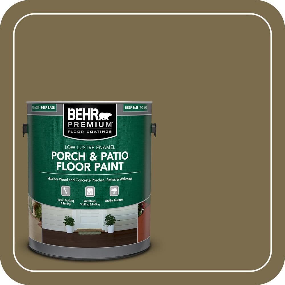 BEHR PREMIUM #PPU8-01 Low-Lustre Enamel Interior/Exterior Porch and Patio Floor Paint (1)