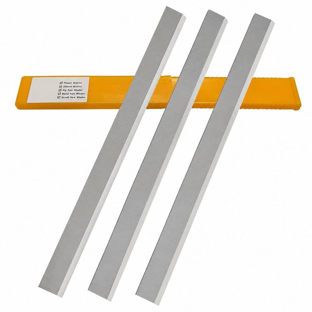 LAIFUCAM 15 in. High Speed Steel Planer Blades with Single Edge for Delta DC-380 Grizzly G1021 Jet JWP-15CS (3-Pack) (1)