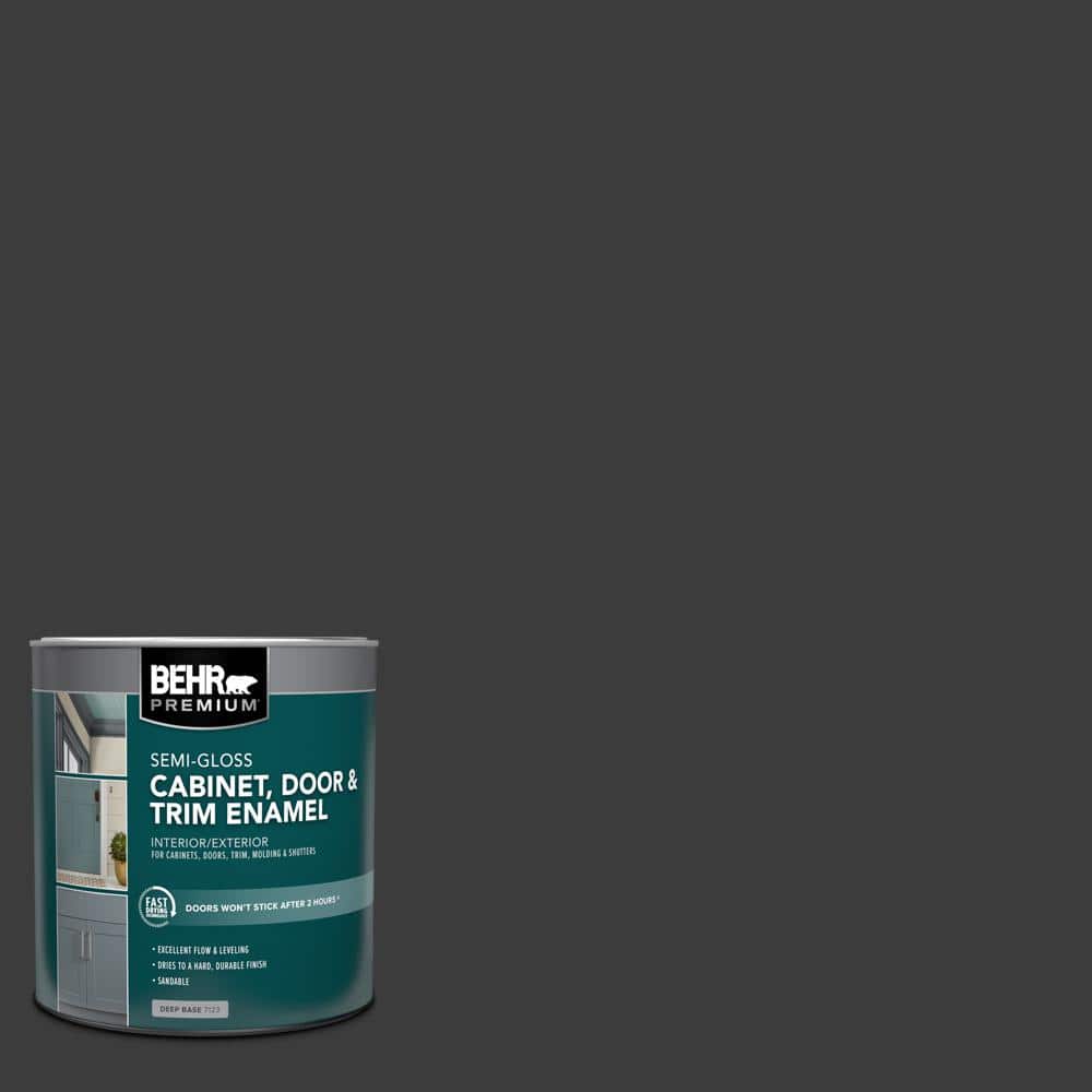 BEHR PREMIUM 1 qt. #MQ5-05 Limousine Leather Semi-Gloss Enamel Interior/Exterior Cabinet, Door & Trim Paint (1)