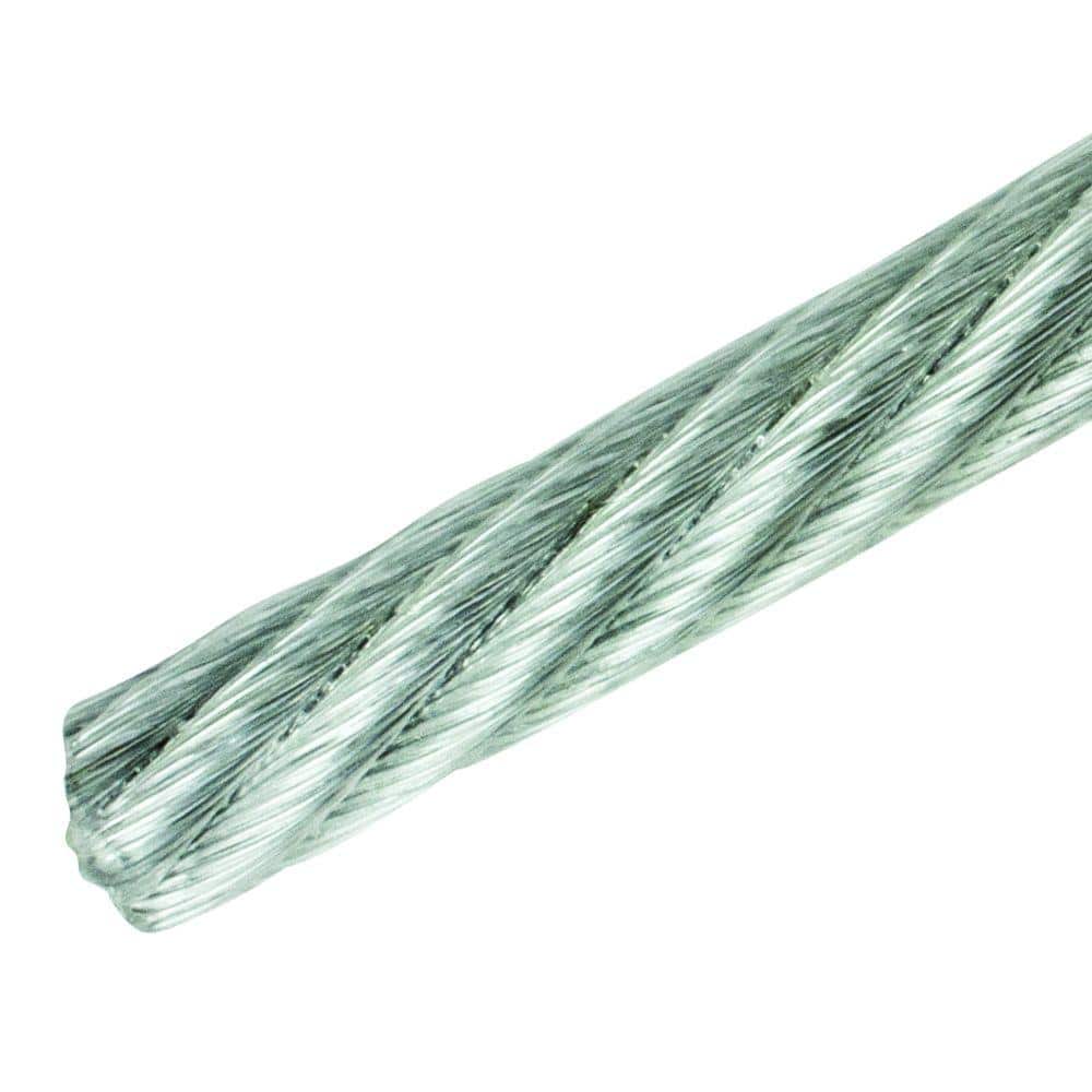 Everbilt 5/16 in. x 150 ft. Galvanized Vinyl Coated Wire Rope