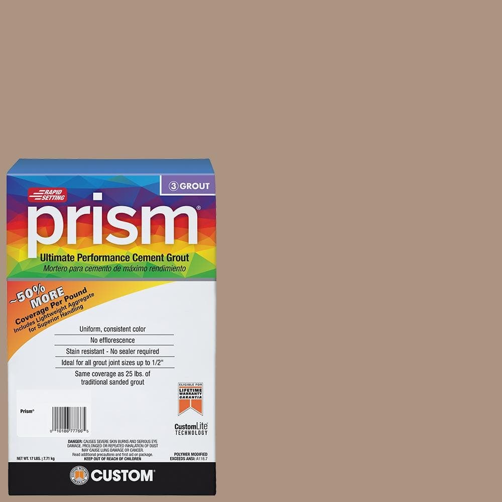 Custom Building Products Prism #135 Mushroom 17 lb. Ultimate Performance Grout (2)