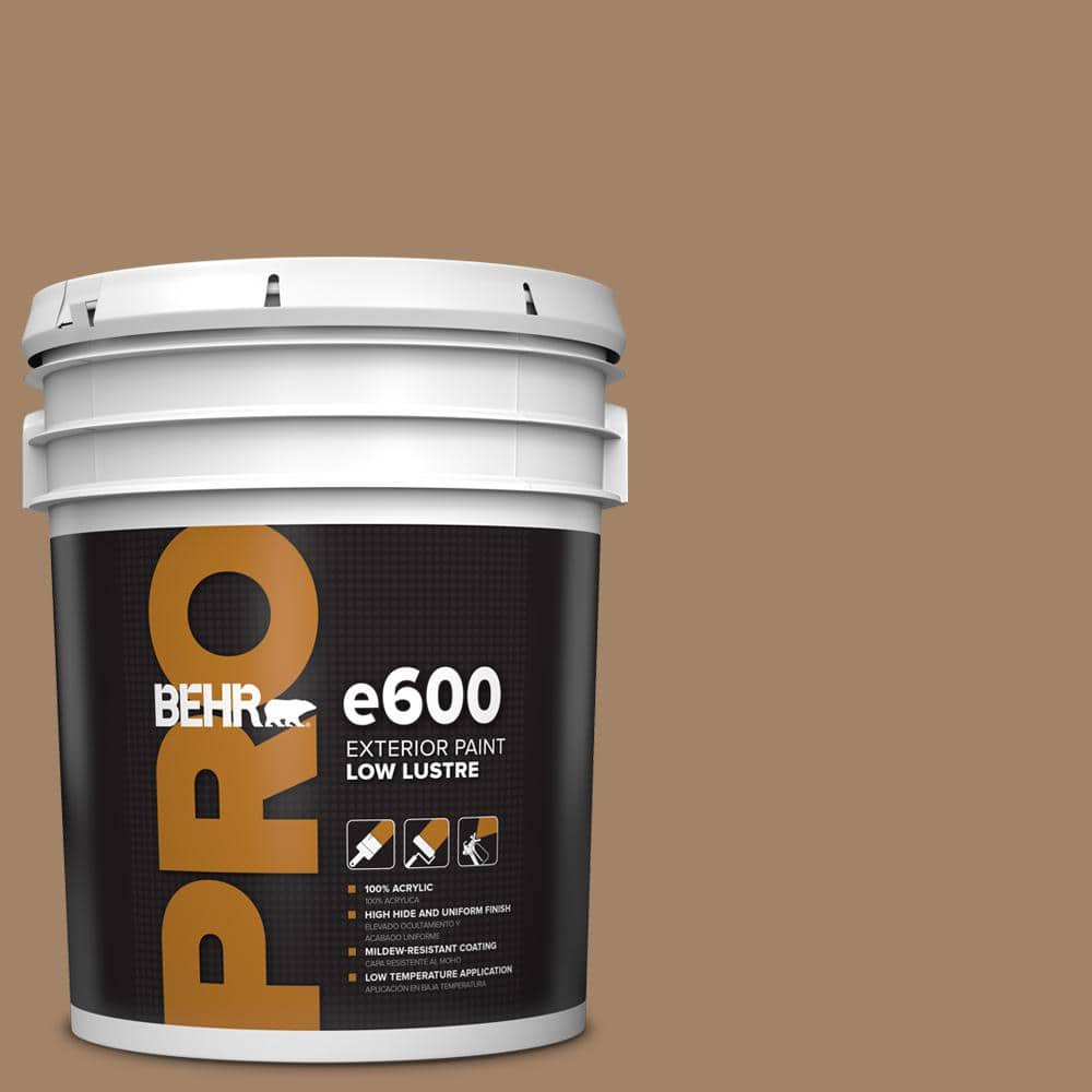 BEHR PRO 5 gal. #280F-5 New Chestnut Low Luster Exterior Paint