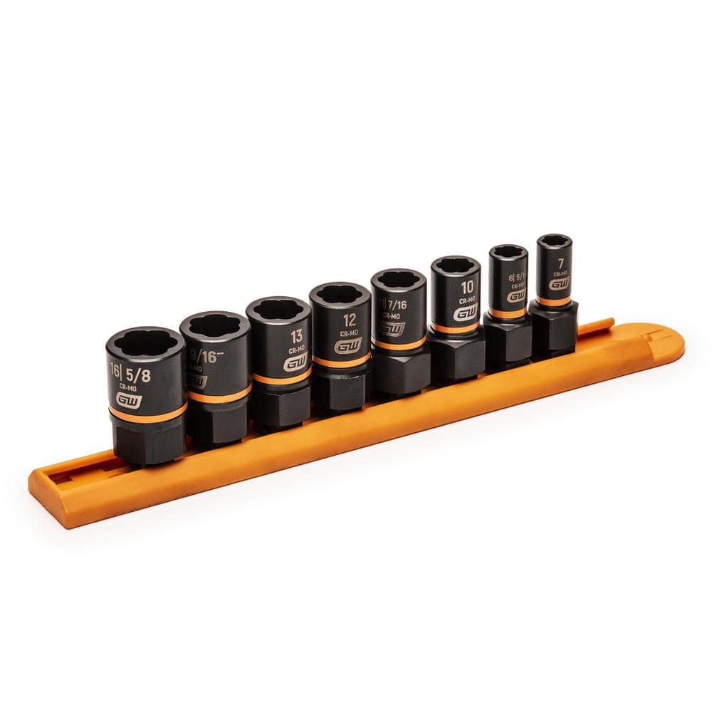 GEARWRENCH Bolt Biter . Drive SAE/Metric Deep Extraction Socket Set