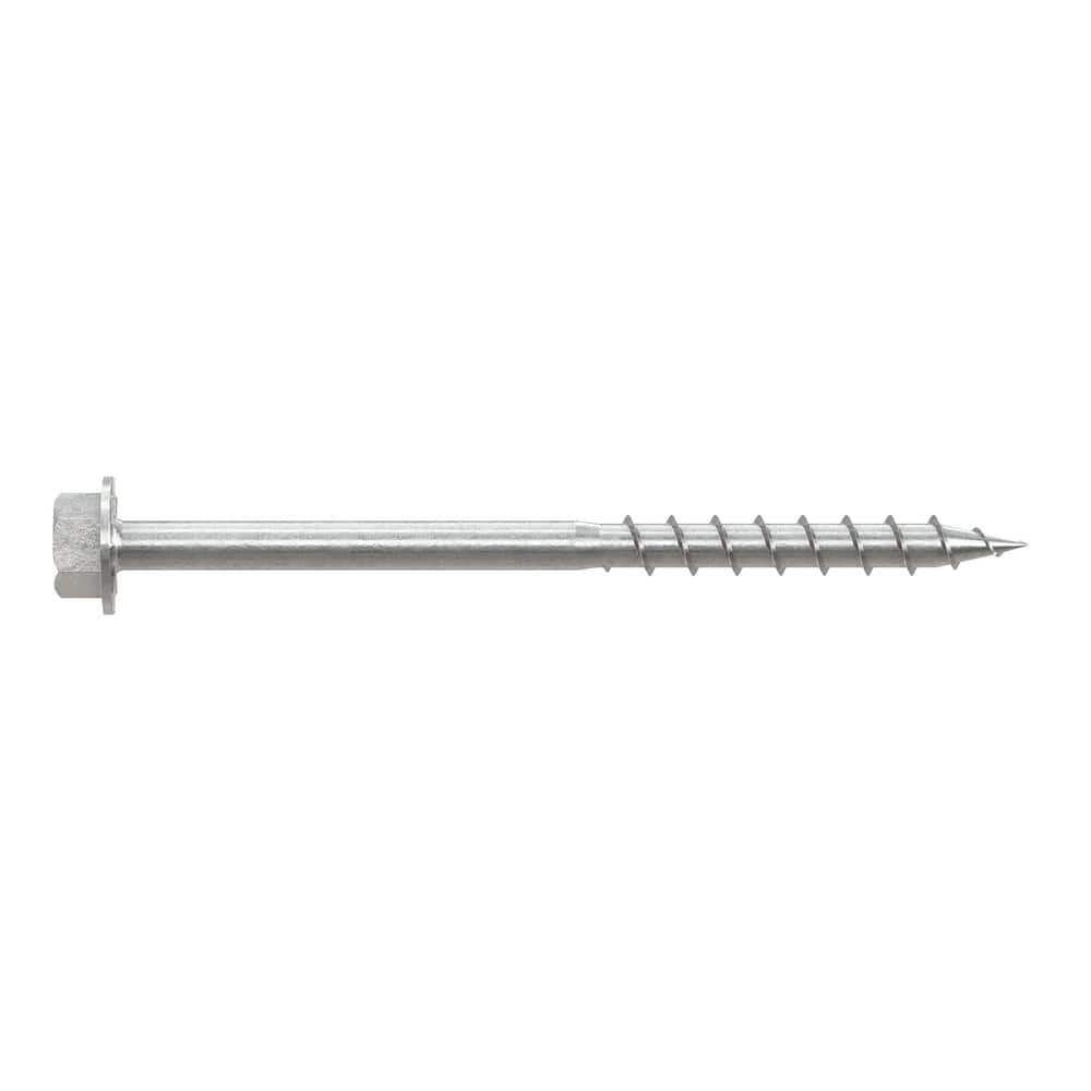 Simpson Strong-Tie #9 x 2-1/2 in. Type 316 Stainless Steel, Hex Drive, Hex Head, Strong-Drive SD Wood Screw (100-Pack) (3)