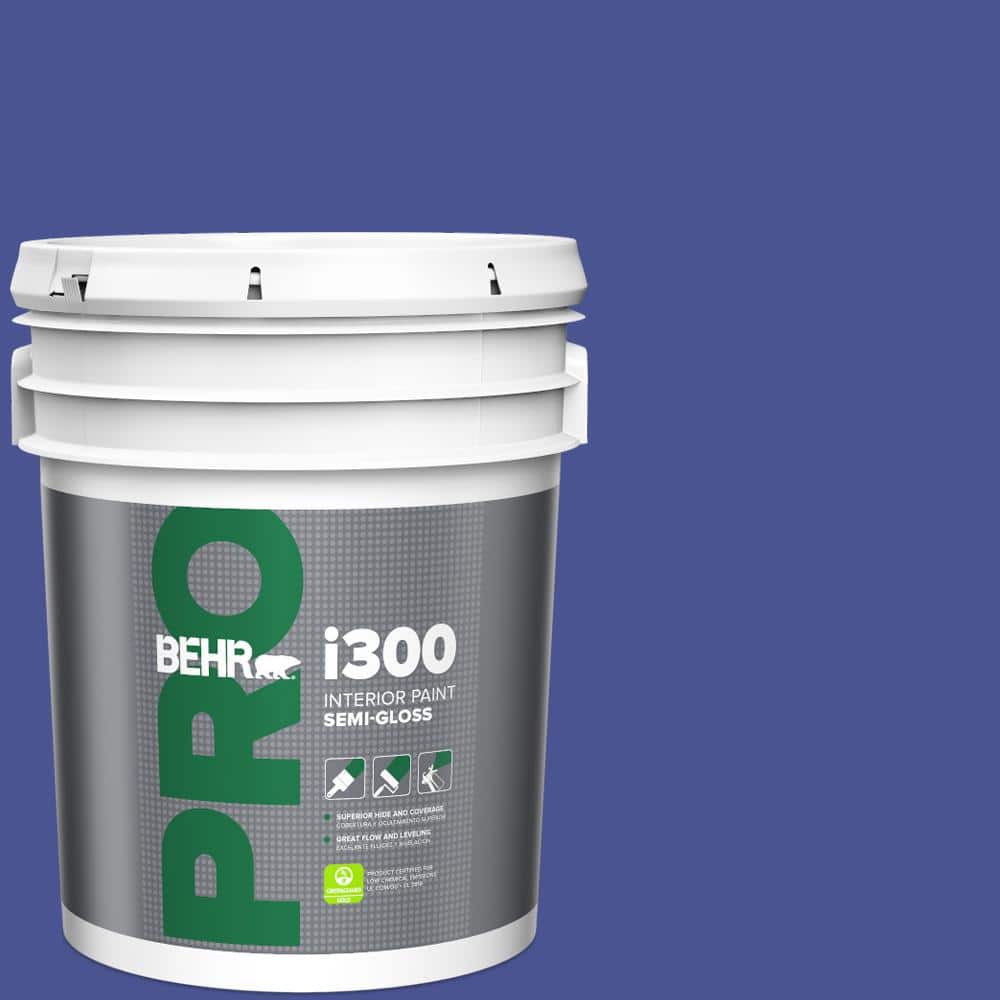 BEHR PRO 5 gal. #P540-7 Canyon Iris Semi-Gloss Interior Paint