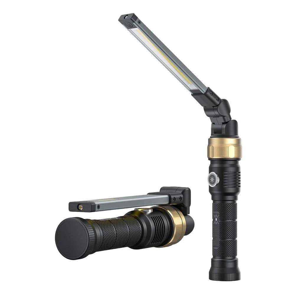 Unbranded 12 Volt 1200 Lumen LED Work Light Magnetic 360° Rotating Foldable Rechargeable Mechanic Light Tool Only (1)
