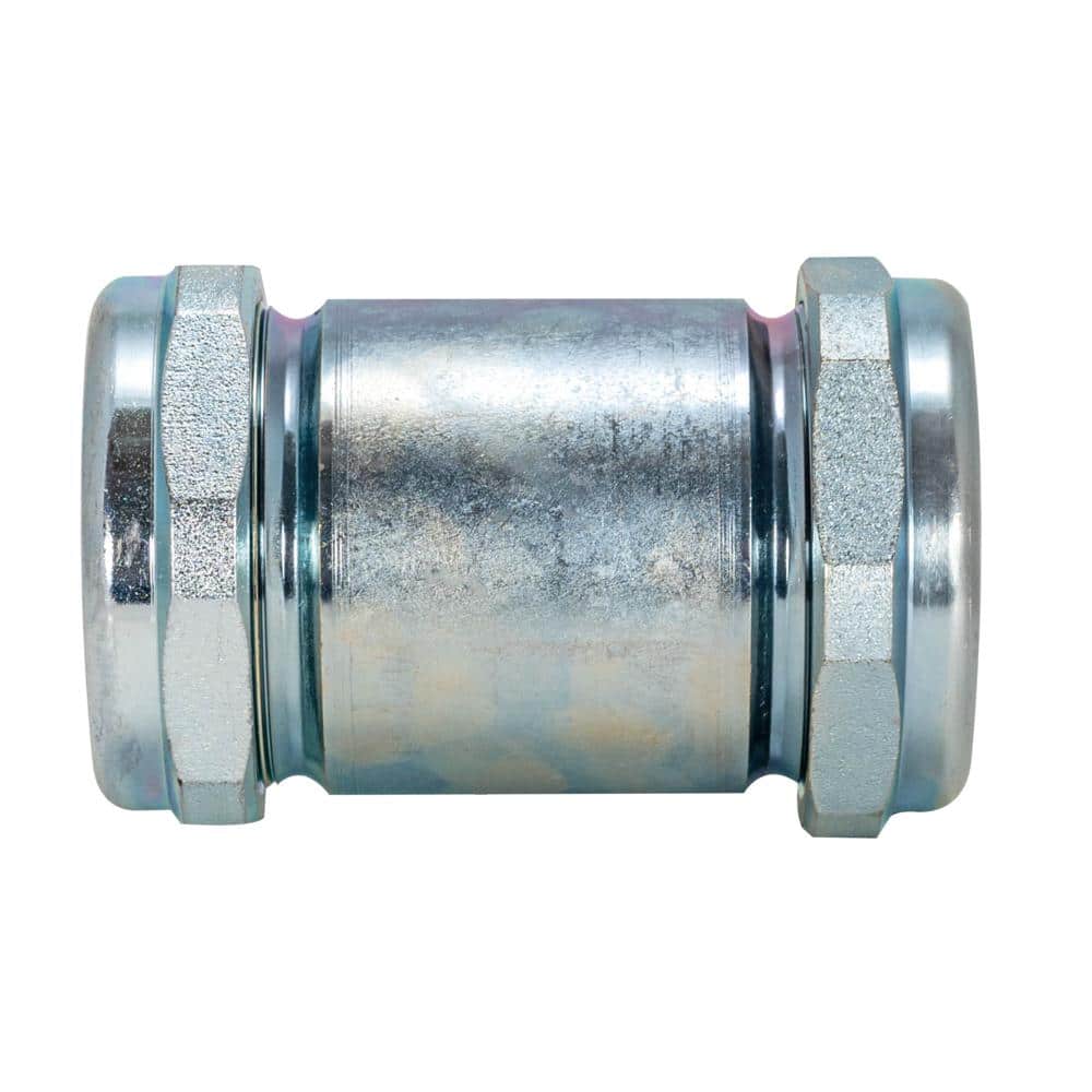 EASTMAN 2 in. IPS Long Pattern Galvanized Steel Compression Coupling (3)