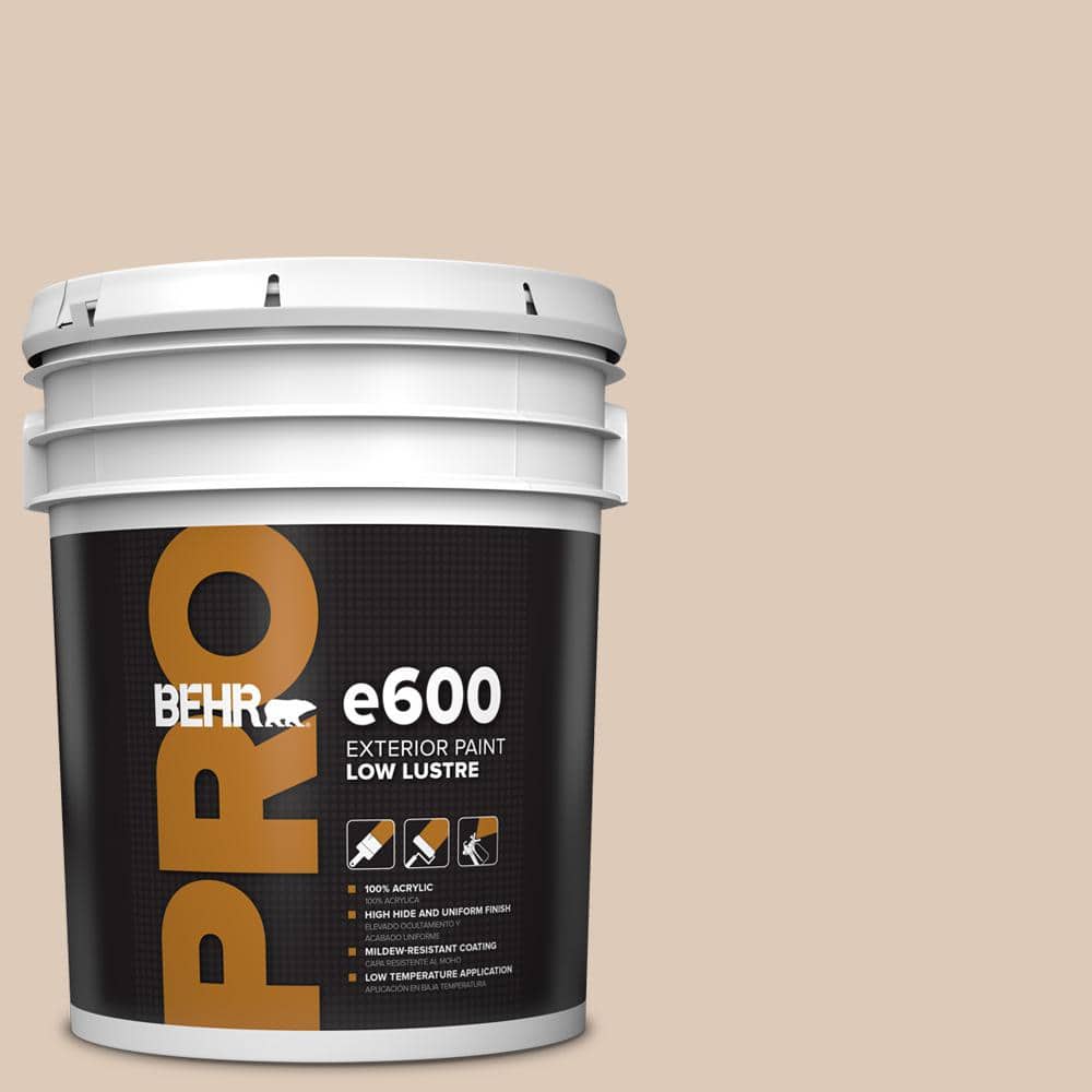 BEHR PRO 5 gal. #250E-2 Pebbled Courtyard Low Luster Exterior Paint