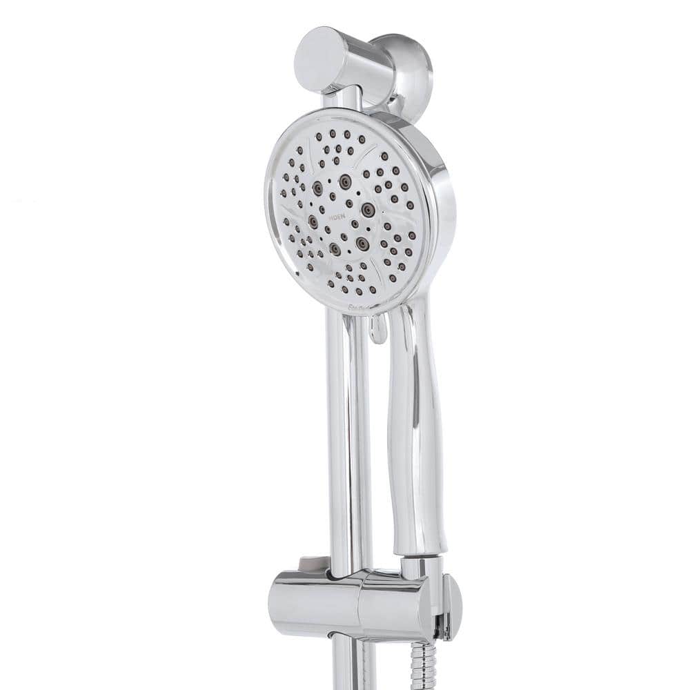 MOEN 4-Spray Eco-Performance Handheld Hand Shower with Slide Bar in Chrome (3)
