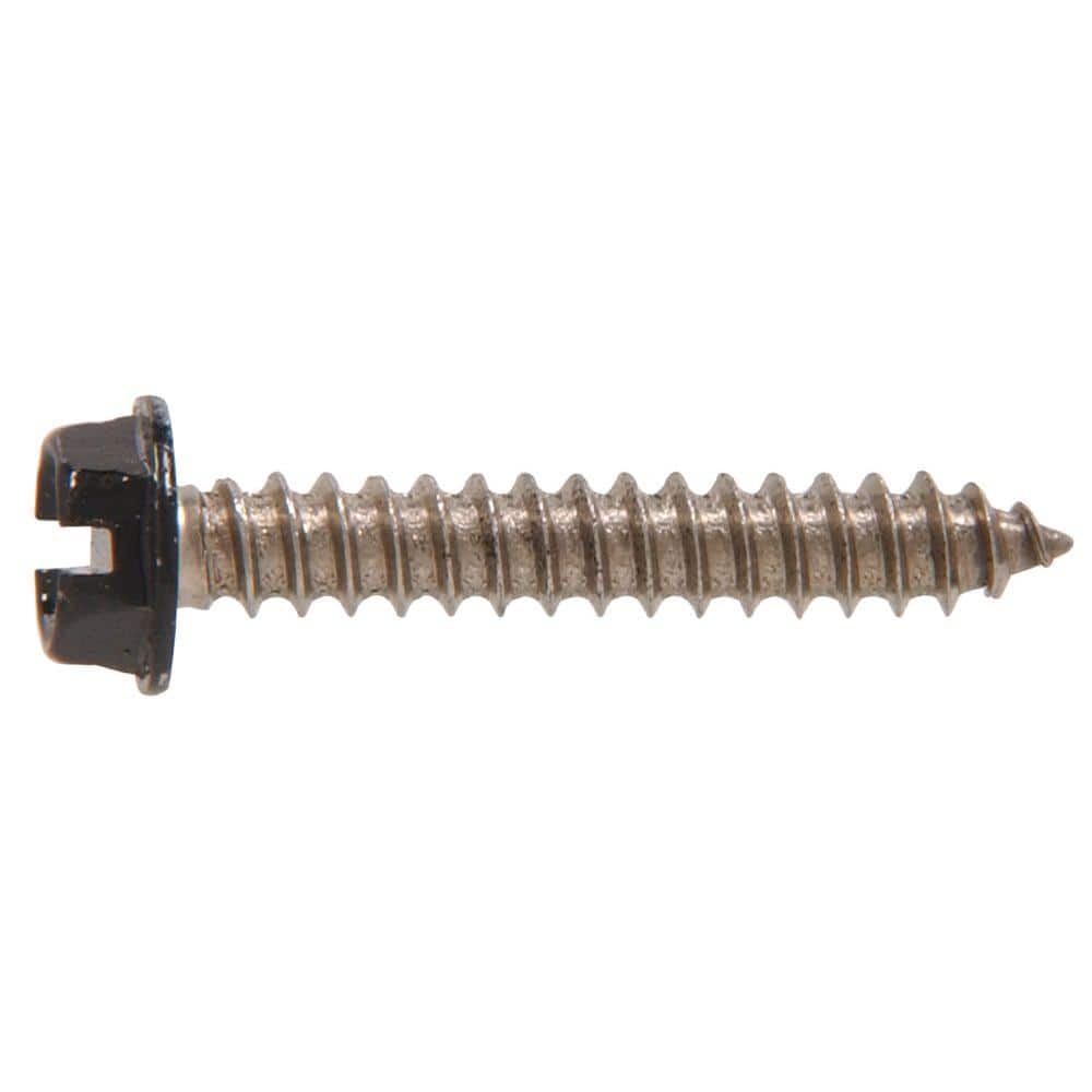Hillman #8 5/8 in. Slotted Hex-Head Sheet Metal Screws (20-Pack)