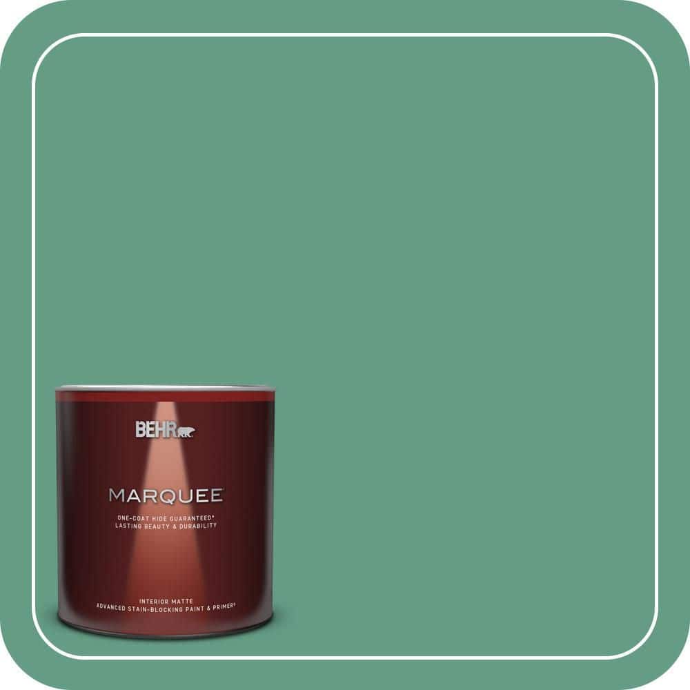 BEHR MARQUEE 1 qt. #480D-5 Scotch Lassie Matte Interior Paint & Primer