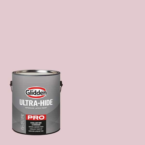 Glidden Ultra-Hide 1 gal. PPG1048-3 Rose Cloud Satin Interior Paint (2)