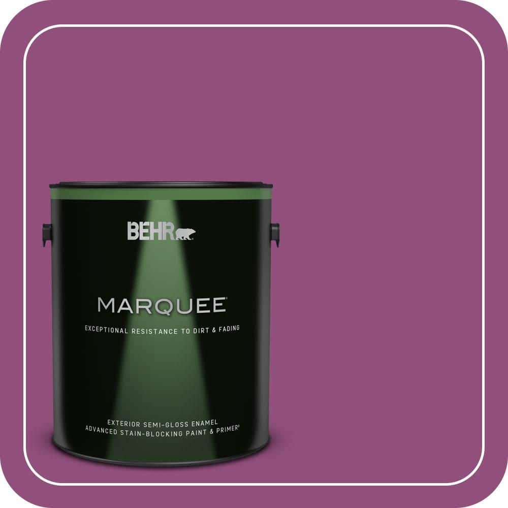 BEHR MARQUEE 1 gal. #P110-7 XOXO Semi-Gloss Enamel Exterior Paint & Primer