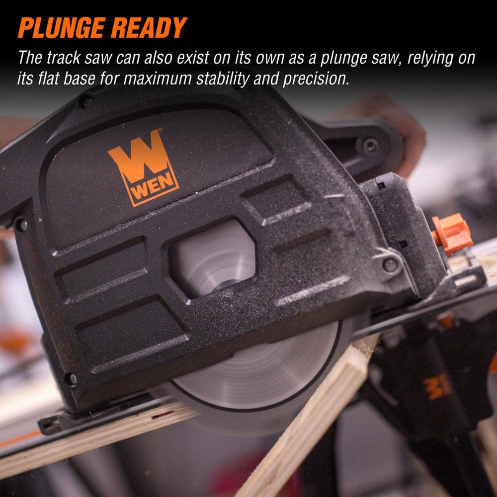 WEN 10 Amp 6.5 in. Plunge Cut Sidewinder Circular Track Saw (3)